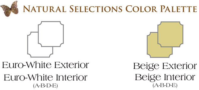 NH Chateau Window Series Natural Selections Color Palette Vinyl Replacement &amp; New Construction Windows