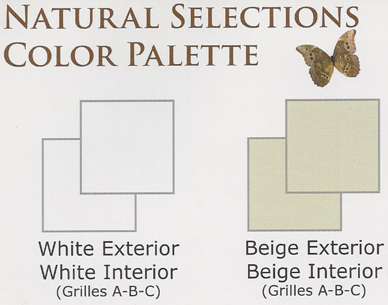 NH Horizon Window Series Natural Selections Color Palette Vinyl Replacement &amp; New Construction Windows